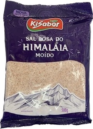 KiSabor Sal Rosa Do Himalaia Moído Kisabor 500 Gramas - imagem 4
