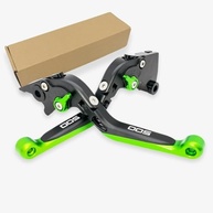 Alavanca Freio e Embreagem Ajustável Extensível Kawasaki NINJA 500 / Z500 SE 2024-2025 (Preto/Verde) - imagem 2