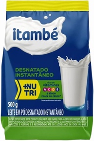 Leite em Pó Desnatado Instantâneo Itambé Vitaminas 500 GR - imagem 1