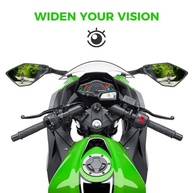 Espelhos Retrovisores KEMIMOTO para Kawasaki Ninja 300, 400, 250, 500 e ZX6R - Visão Clara e Ajuste Perfeito - imagem 3