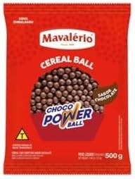CHOCO POWER BALL GRANDE SABOR CHOCOLATE AO LEITE 500G MAVALÉRIO - imagem 2