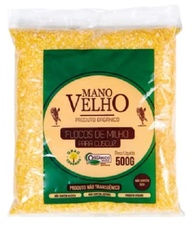 Kit 2X: Flocos de Milho Para Cuscuz Orgânico Mano Velho 500g - imagem 2