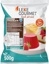 Leke Gourmet Mousse Chocolate em pó 500g - imagem 1