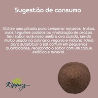 Sal Negro do Himalaia Moído - 500g - imagem 4