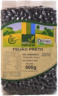 Feijão Preto Orgânico 500g - Coopernatural - imagem 1