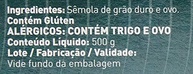 Macarrão Medalha D'Ouro Rustiche Ovo Paganini 500g - imagem 4