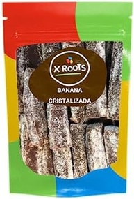 Doce de Banana Cristalizado Saboroso 500gr - X Roots - imagem 1