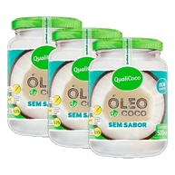 Kit 3X: Óleo de Coco Sem Sabor Qualicoco 500ml - imagem 2