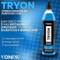 Kit 2x Vonixx Tryon 500ml: Condicionador Acetinado para Plásticos e Borrachas com SiO2 - imagem 3
