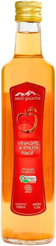 Vinagre de Maça Orgânico Serra Gaucha Acidez 4% - 500ml - imagem 1