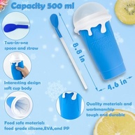 Copo Raspador Mágico ROEDEER - 500ml | Faça Raspadinhas Geladas em Casa com Bebidas Favoritas - imagem 4