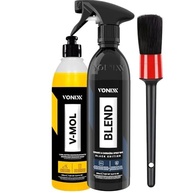 Kit Detalhamento Automotivo Vonixx: Shampoo V-Mol 500ml, Blend Spray Black 500ml e Pincel Karbox - imagem 2