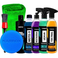 Kit Tok Final 500ml Voixx Vexus 500ml Vonixx Restaurax 500ml Vonixx Moto-V 500ml Vonixx Pneu Pretinho 500ml Vintex Acessórios Karbox - imagem 1