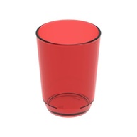 Copo 500ml Transparente Vermelho - Moderno e Versátil para Bebidas - imagem 2