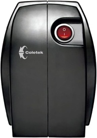 Estabilizador Coletek Bem Ligado ES-500VA-BM, Preto,Tensão nominal de entrada 115/220V, bivolt, Tensão nominal de saída mono 115V, 4 Tomadas Padrão NBR 14136, Frequência 60Hz - imagem 1