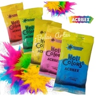 HOLI COLORS ACRILEX 50G 505 Amarelo Ouro - Pintura Facial Vibrante e Segura - imagem 4