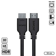 Cabo HDMI 2.0 4K 60Hz 28AWG Cobre Puro 50cm - PCYES PHM20-05 | Imagem Cristalina e Conexão Estável - imagem 3