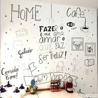 Adesivo Vinil Branco Lousa Chalkboard 5m x 50cm - Escreva com Giz em Qualquer Superfície - imagem 2