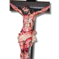 Crucifixo Realista em Resina e Madeira - 50cm | Decoração Religiosa Premium - imagem 5