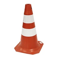 Cone Sinalizador 50cm Laranja e Branco - Alta Visibilidade para Segurança - imagem 2