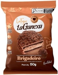 Alfajor La Fajor 50g Recheado C/Mousse De Brigadeiro Proteico - La Ganexa - imagem 4