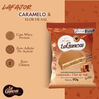 Alfajor La Fajor de Caramelo e Flor de Sal Proteico 50g - La Ganexa - imagem 1