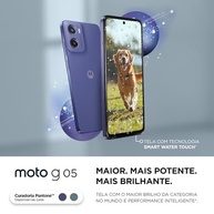 Smartphone Motorola Moto G05: 128GB, 12GB RAM Boost, Câmera 50MP AI, Bateria 5200mAh, Tela 6.7" Superbrilho - Cinza - imagem 3
