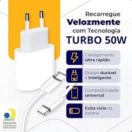 Carregador Turbo 50W USB-C + USB-A: Carregue 2 Dispositivos Simultaneamente com Power Delivery - imagem 3