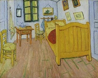 Quarto em Arles de Vincent van Gogh - Tela Canvas 50x63 - Obra de Arte para Decoração Elegante - imagem 2