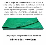 Kit 2 Panos de Chão Mágicos Akora G 50x80cm - Limpeza Sem Esforço com Água - imagem 4
