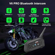 V6 Pro: Intercomunicador Bluetooth 5.1 para Moto - Conectividade e Segurança em Longas Distâncias - imagem 3
