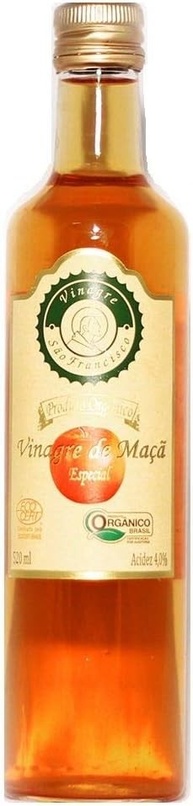 Vinagre de Maça Orgânico São Francisco 510ml - imagem 1