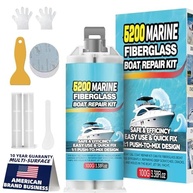 Kit de Reparo de Fibra de Vidro Marítima 5200 - Reparo Profissional para Barcos, Jet Ski e Iates - imagem 2