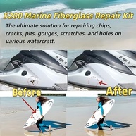 Kit de Reparo de Fibra de Vidro Marítima 5200 - Reparo Profissional para Barcos, Jet Ski e Iates - imagem 3