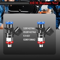 Conjunto 6 Injetores Combustível 5281427AA para Chrysler Pacifica, Dodge Durango, Jeep Grand Cherokee e mais - imagem 4