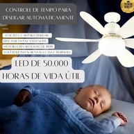 Ventilador de Teto com Lâmpada LED 40W E27 - Silencioso, Moderno e com Controle Remoto 52cm - imagem 3