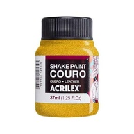 Tinta Couro 37ml Shake Paint - Acrilex [COR: OURO - 532] - imagem 2