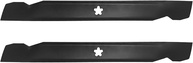 Hongvchang 532138971 Lâminas de cortador de grama de alta elevação de 106 cm, compatíveis com trator Husqvarna Poulan, substitui 127843 531307224, pacote com 2 - imagem 1