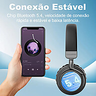 Fones de Ouvido H'maston SN31: 50h de Áudio com Bluetooth 5.4 - imagem 2