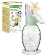 Haakaa Bomba Manual de Leite Materno Gen.2 com Rolha de Flor - 5,4 Oz/150ml - imagem 1