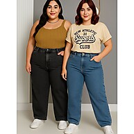 Calça Jeans Plus Size Wide Leg 46 a 54: Conforto e Estilo - imagem 4