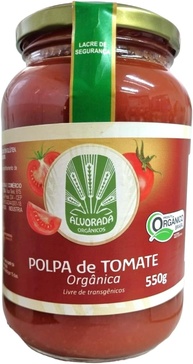 Polpa de Tomate Orgânico Alvorada 550g - imagem 1