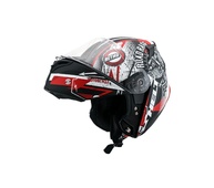 Capacete New Hippo Retro 56: Estilo Vintage com Proteção Moderna e Viseira Antirrisco - imagem 1