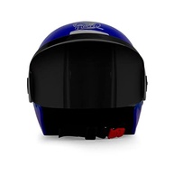 Capacete Aberto Pro Tork Liberty 3 Solid Azul Tam. 56 com Viseira Fumê - Segurança e Estilo - imagem 4