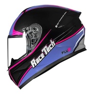 Capacete Race Tech Hit Plus Black Purple 56: Segurança e Estilo para Sua Aventura - imagem 2