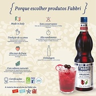 Fabbri Xarope de Framboesa Lampone 560ml - imagem 3