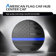 Kit 4 Capas de Cubo Central 5,6cm Bandeira Americana - Estilo e Proteção para seu Carro - imagem 4