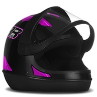 Capacete Fechado Pro Tork New Sport Preto e Rosa - Segurança e Estilo para Sua Moto (Tam. 58) - imagem 5