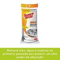 Scotch-Brite Pano Reutilizável 3M - 58 Folhas 20x20cm - Limpeza Eficiente e Sustentável - imagem 3