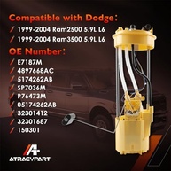 Módulo Bomba Combustível Elétrica E7187M para Dodge Ram 2500/3500 5.9L L6 (1999-2004) - Substituição Direta - imagem 5